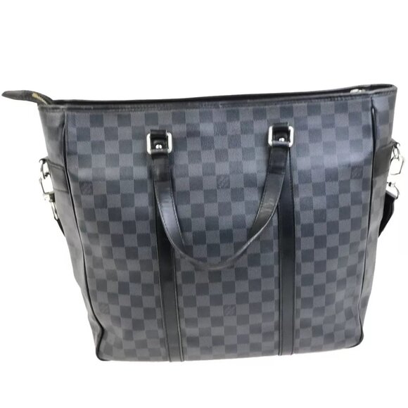 LOUIS VUITTON Tadao 2Way Shoulder Hand Bag Damier Graphite BK N51192 10ED499 - Picture 12 of 16